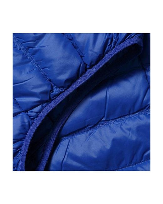 EA7 Blue Waistcoat Quilted Down Jacket for men