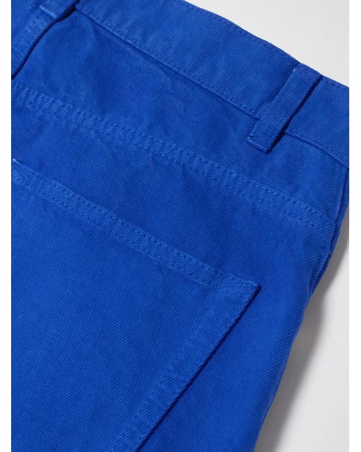 Gabriela Hearst Blue High-Waisted Straight Leg Jeans