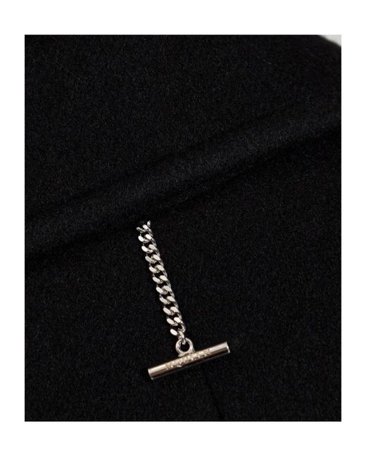 McQueen Black Single Vent Long Coat