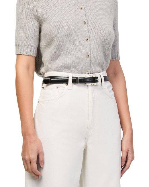 Khaite White Lucca Belt