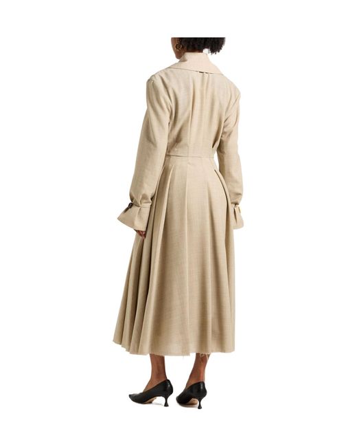 Jacquemus Natural Long Wool Coat