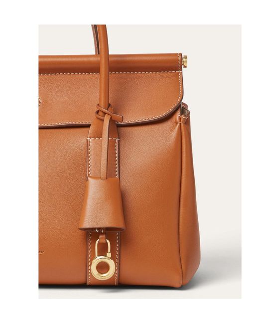 Loro Piana Brown Loom Double Handle Shoulder Bag