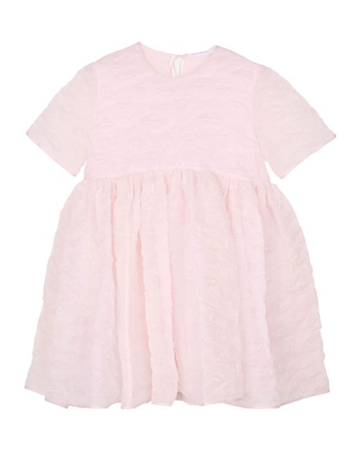 CECILIE BAHNSEN Pink Round-Neck Dress