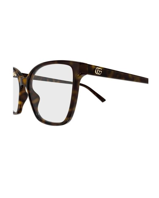 Gucci White Eyewear Square Frame Glasses
