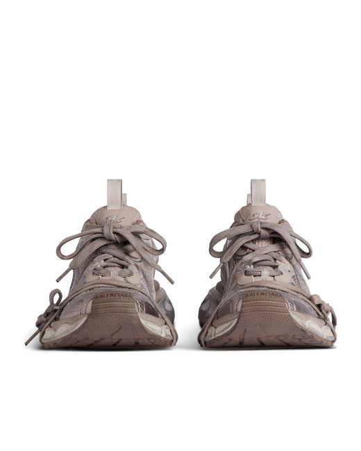 Balenciaga Gray 3Xl Lace-Up Sneakers