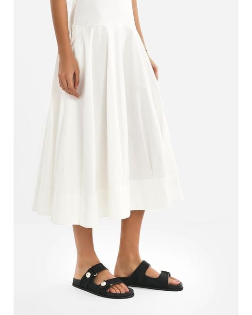 Jimmy Choo Black Round-Toe Slippers