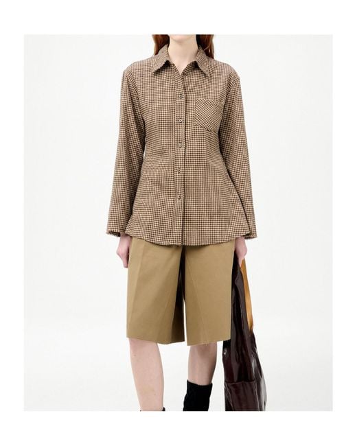 Our Legacy Brown Daisy Shirt