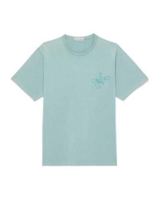 J.W. Anderson Blue Ribbon Anchor T-Shirt for men