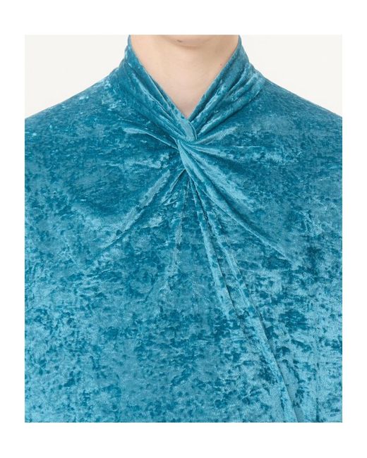 Valentino Blue Long-Sleeved Top for men