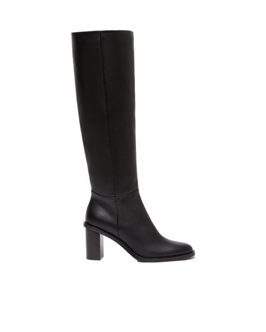 Max Mara Black Leather Boots