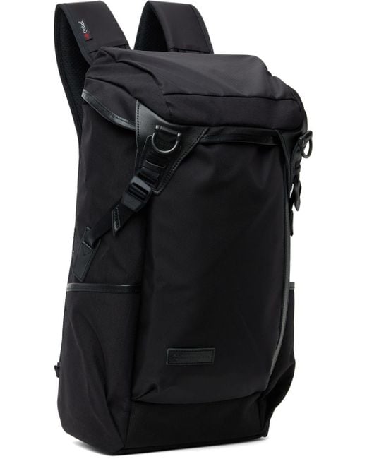 Master Piece Black Logo Backpack for men
