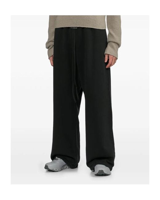 Fear Of God Black Straight-Leg Trousers for men