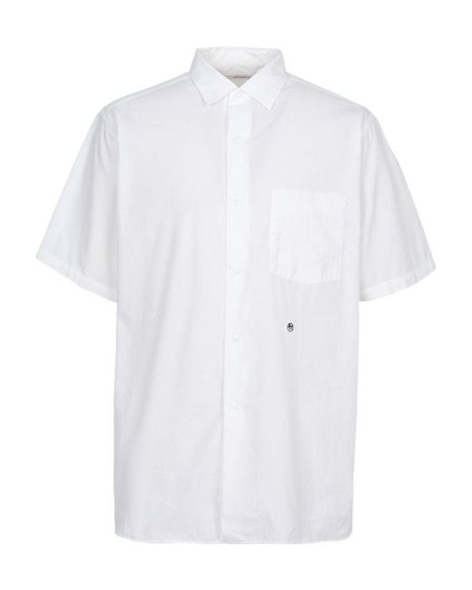 Nanamica White Regular Collar Oversized Shirt for men