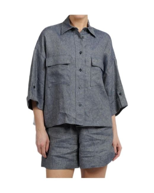 Eleventy Gray Boxy Pocket Jackets