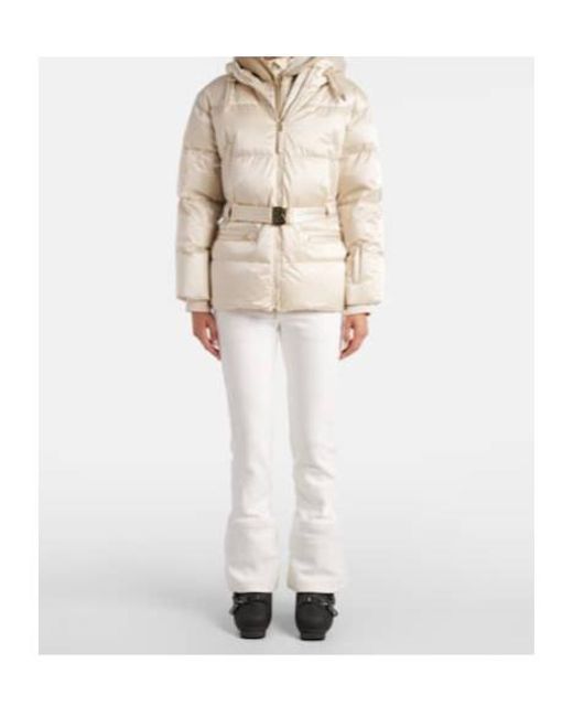 Bogner Natural Lyra Belted Down Ski Jacket