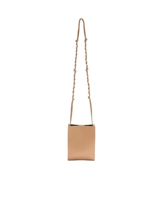 Jil Sander White Small Tangle Cross Body Bag for men