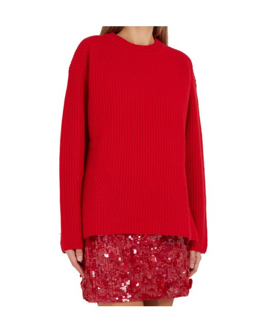 P.A.R.O.S.H. Red Long-Sleeved Sweater