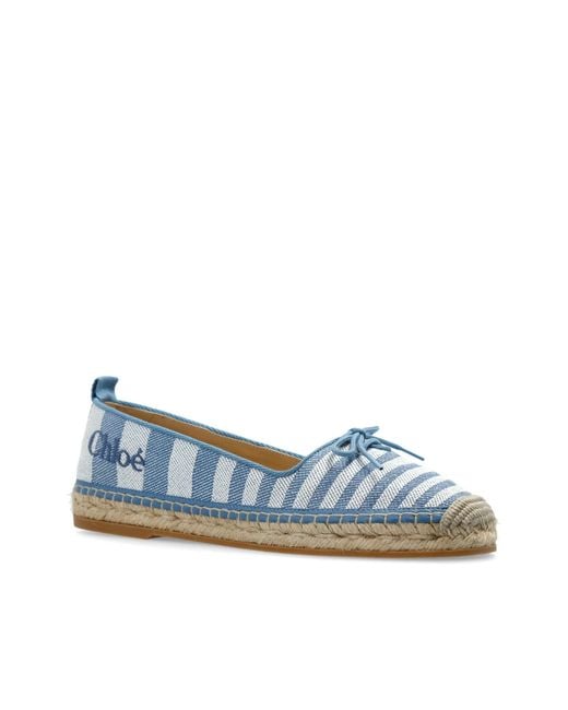 Chloé Blue Isla Espadrilles