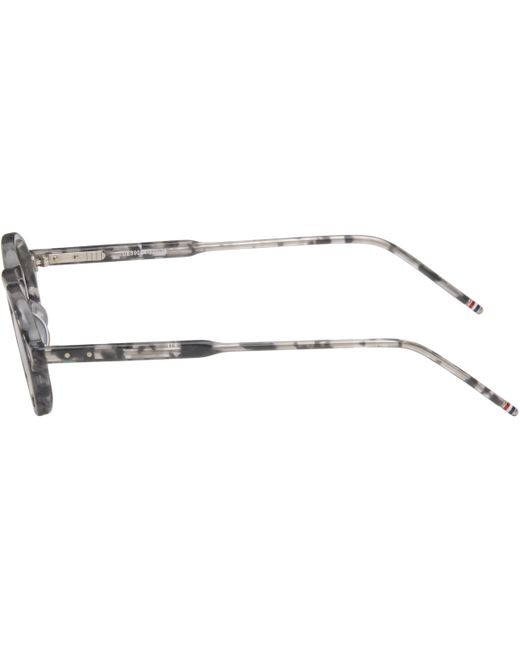 Thom Browne Black Round Sunglasses for men