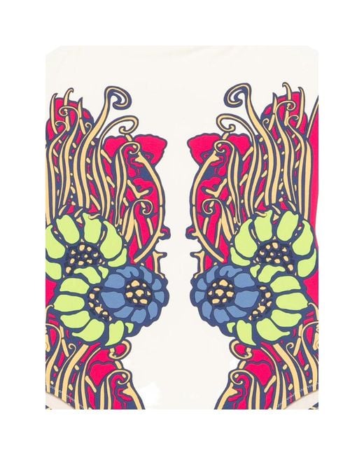 LaDoubleJ Pink Printed Swimsuit