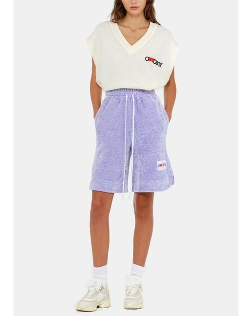 XOXOGOODBOY Blue Logo Shorts