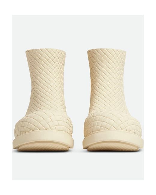 Bottega Veneta Natural Fireman Ankle Boots for men