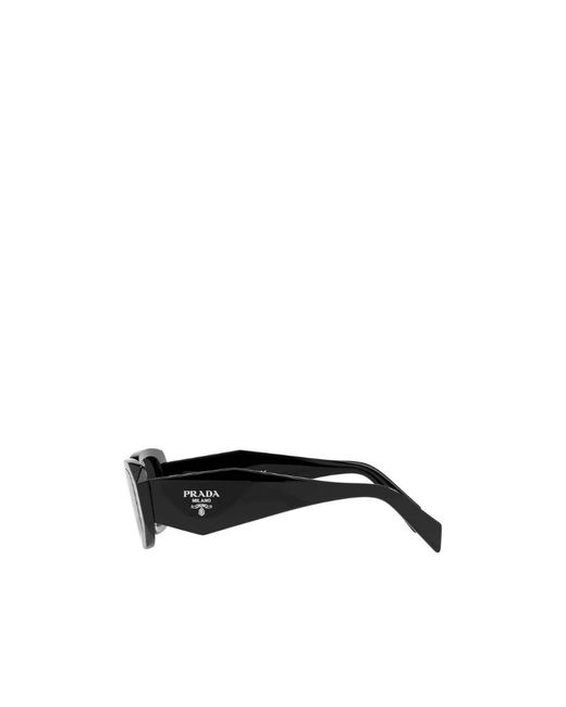 Prada Black Rectangle Blk Frm Drk Gry Lns for men