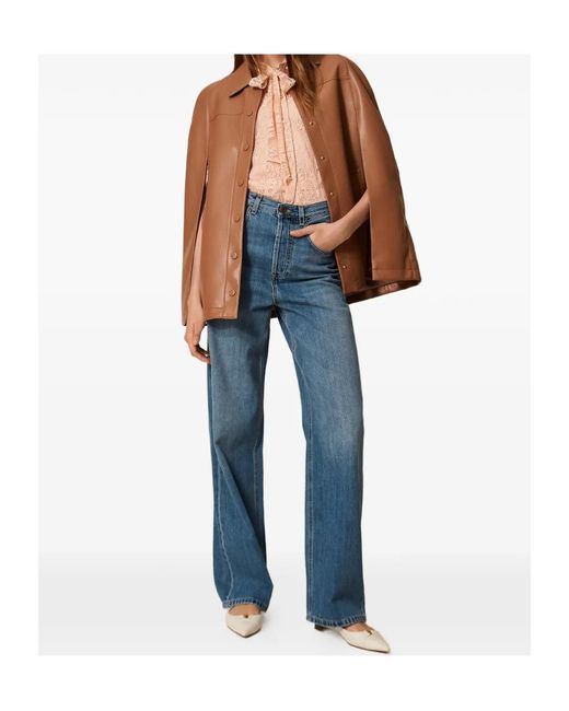 Twinset Blue Five-Pockets Jeans