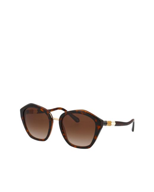 BVLGARI Multicolor Oversized-Frame Tortoiseshell Sunglasses