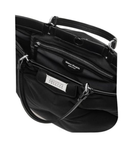 Maison Margiela Black Glam Slam Quilted Tote Bag