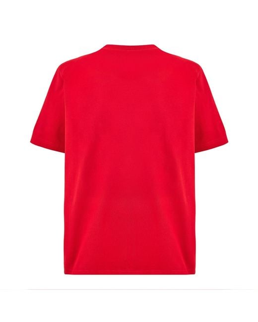 Casablanca Red Printed T-Shirt for men