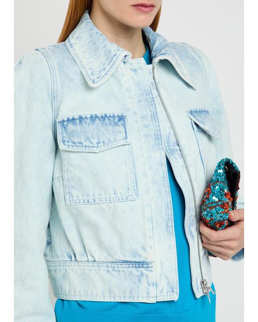 Dries Van Noten Blue Washed Denim Jacket