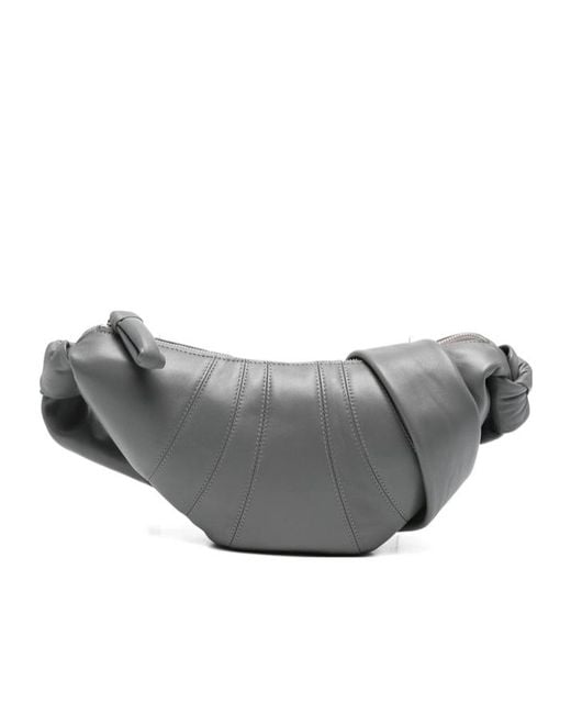 Lemaire Gray Small Croissant Bag for men
