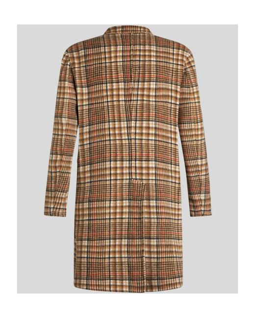 Etro Natural Single-Breasted Reversible Coat for men