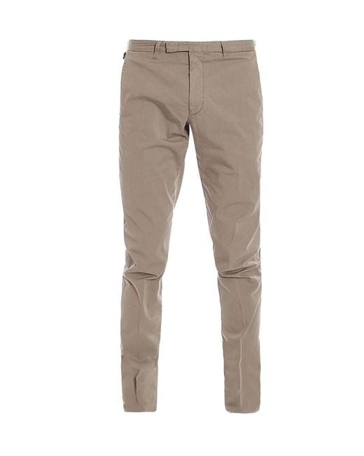 Armani Collezioni Gray Tapered Casual Pants for men