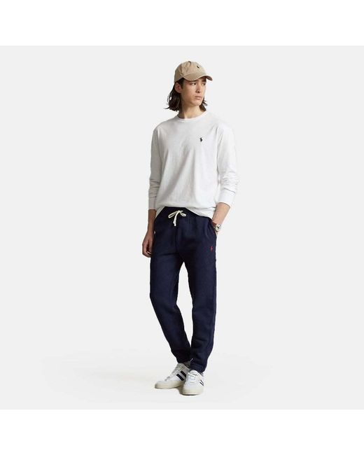 Polo Ralph Lauren White All Fits Jersey Long-Sleeved T-Shirt for men