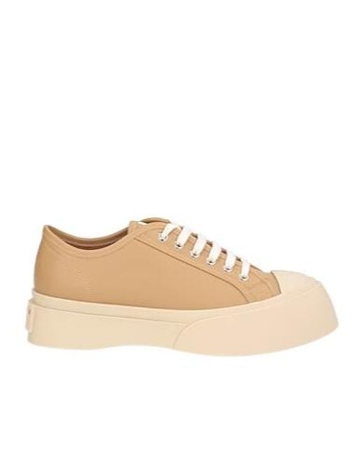 Marni Natural Minimalist Lowtop Casual Shoes