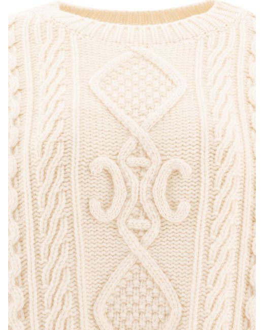 Céline Natural Crew Neck Sweater