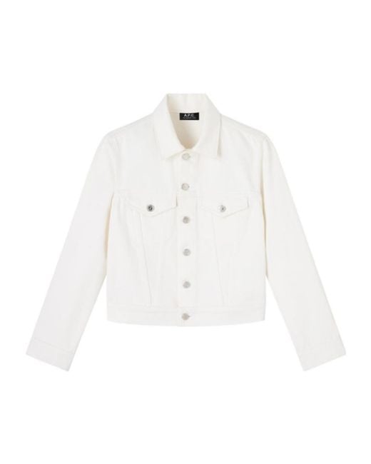 A.P.C. White Dion Jacket