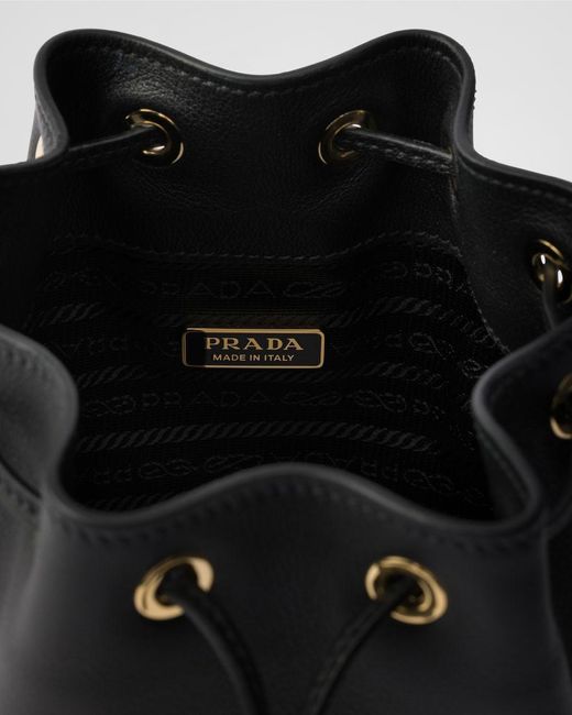 Prada Black Leather Mini Bag