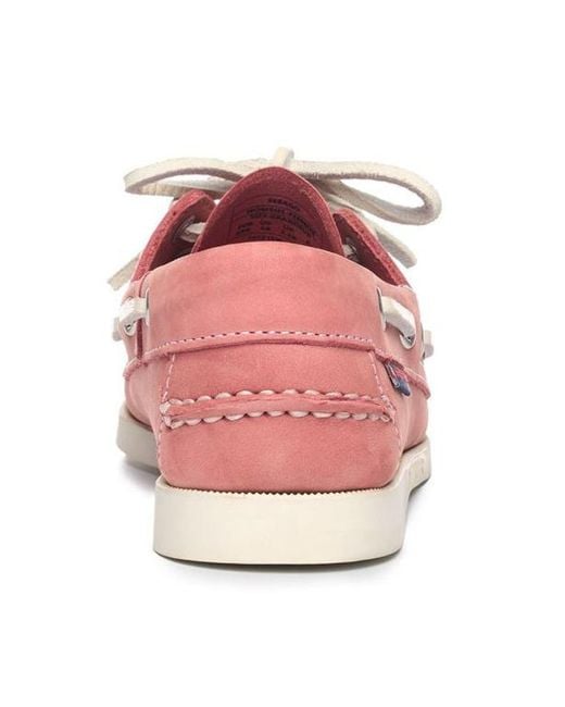 Sebago Pink Round Toe Loafers