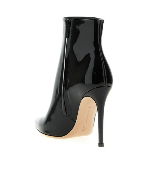 Gianvito Rossi Black 110Mm Patent Leather Boots