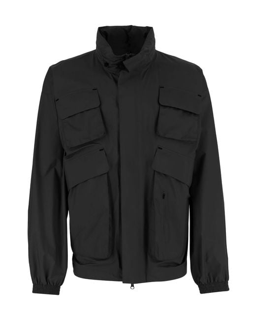 Save The Duck Black Multi-Pocket Coat for men