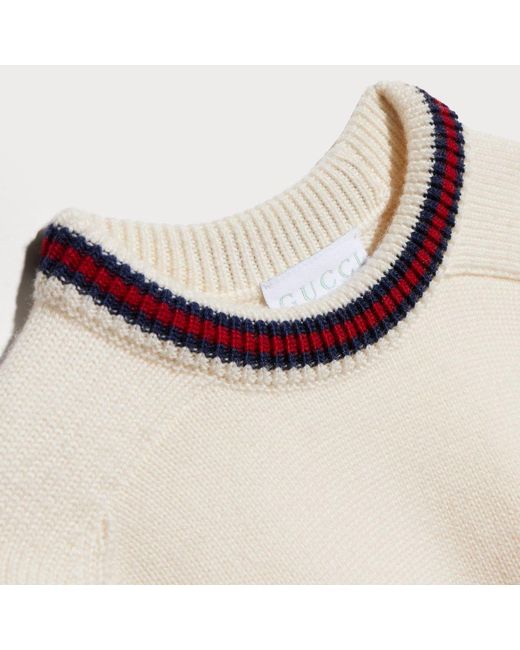 Gucci Natural Children's Wool Sweater