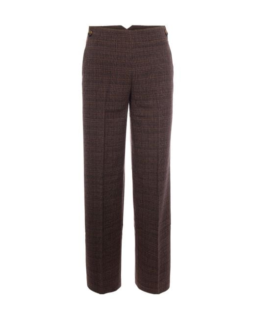 Liu Jo Brown Straight Trousers
