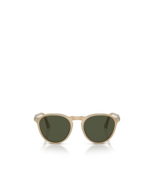 Persol Green Round Frame Sunglasses for men