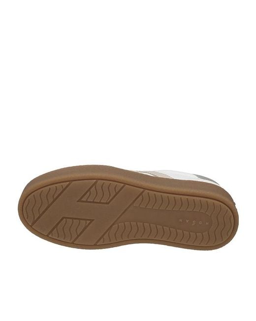 Hogan White Logo Platform Sneakers
