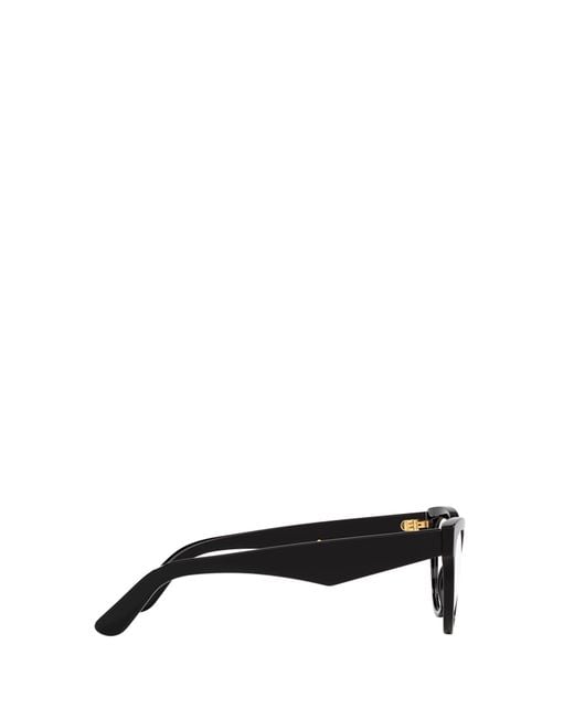 Dolce & Gabbana White Eyewear Butterfly Frame Glasses