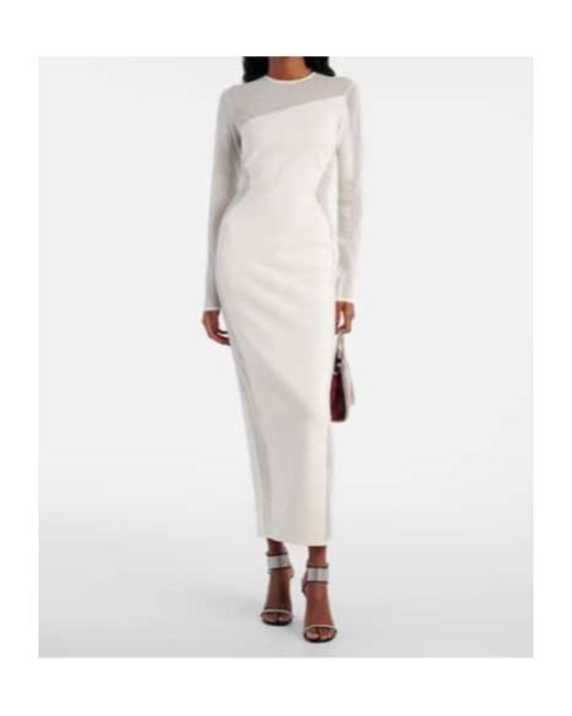 Stella McCartney White Miracle Panelled Maxi Dress