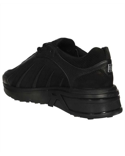 Represent Black Viper Lace-Up Sneakers for men